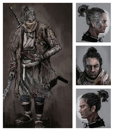 Sekiro Draft Concept Art - Sekiro: Shadows Die Twice Art Gallery | Game concept art, Samurai ...