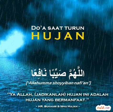 Inspirasi Doa Hujan Turun Lebat 2022 | Gamis