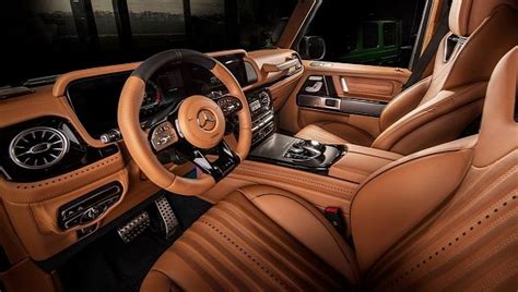 The Interior of This Mercedes-AMG G 63 4x4 Is Oh, So Brown! - autoevolution