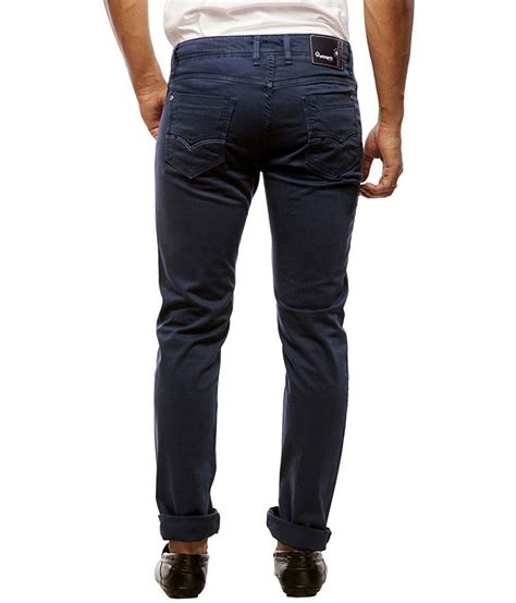 Integriti Blue Cotton Regular Fit Jeans - Buy Integriti Blue Cotton Regular Fit Jeans Online at ...