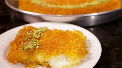 How to make Kanafa with Kashta Cream (Assyrian Dishes) - YouTube