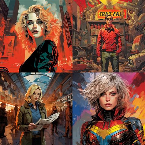 Comic Book Style AI Art: Captivating and Dynamic Creations | OpenAI - Comic book style Stable ...