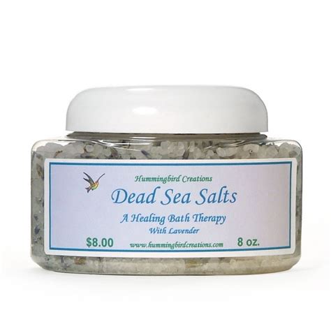 Dead Sea Bath Salts with Lavender - Hummingbird Creations