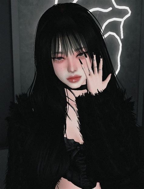 Imvu girls avatar Black Hair Aesthetic, Aesthetic Girl, Aesthetic Anime, Sad Anime, Anime Guys ...