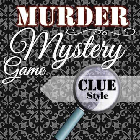 Reusable Murder Mystery Game Clue Style INSTANT by TimeSavors