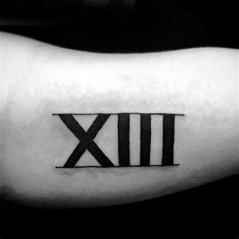 101 Roman Numeral Tattoos for Men [2023 Inspiration Guide] | Tattoos for guys, Tattoo quotes, 13 ...