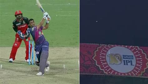 WATCH: MS Dhoni's longest six in IPL 2017 lands on roof of Chinnaswamy ...