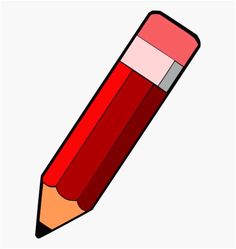 Clip Art Red Pencil , Free Transparent Clipart - ClipartKey