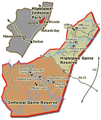 KwaZulu Natal Parks - Hluhluwe Game Reserve