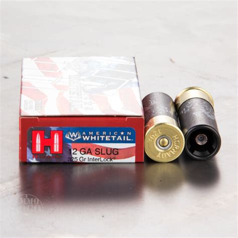 12 Gauge Ammunition for Sale. Hornady 325 Grain Sabot Slug - 5 Rounds