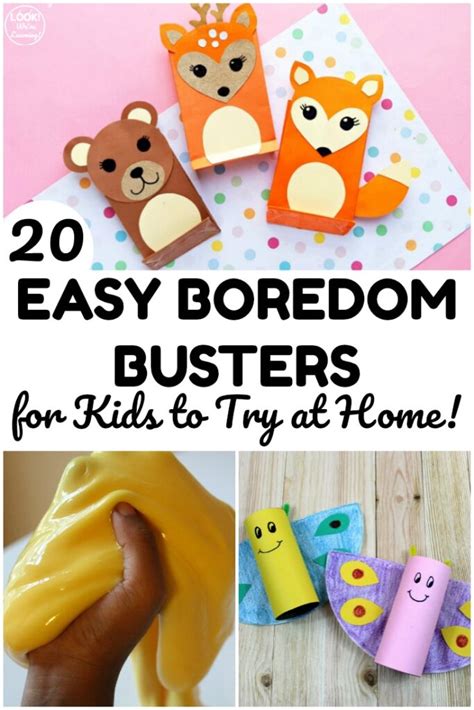 20 Fun and Easy Indoor Activities for Kids - Look! We're Learning!