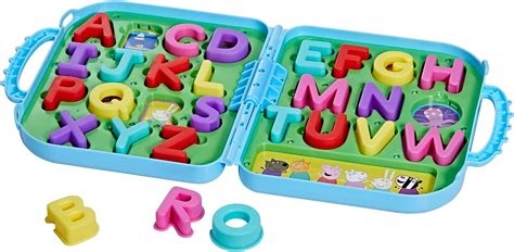 Peppa Pig Peppas Alphabet Case ABC rompecabezas de Peppa Pig para niños ...