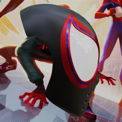 Miles Morales into the spider verse inspired face shell by Budwin | Download free STL model ...