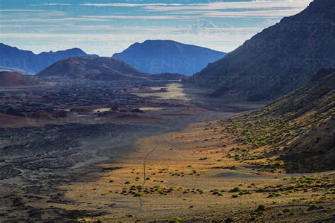 Haleakala National Park, volcanic landscape, Maui Island, Hawaii ...