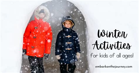 100+ Wonderful Winter Activities for Kids Ages 3-10