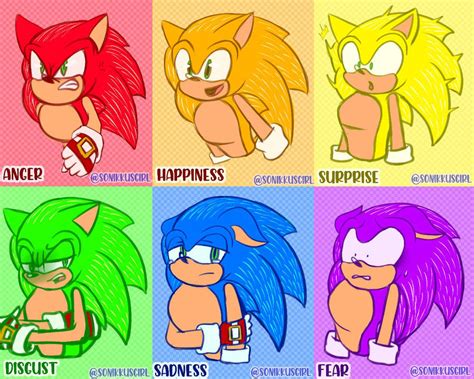 Emotional!Sonic - Emotions by SonikkusGirl on DeviantArt