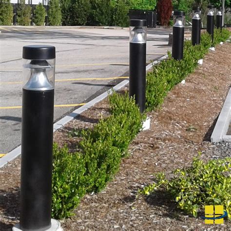 20w LED Light Bollards with Easy, Screw-In LED Lamps