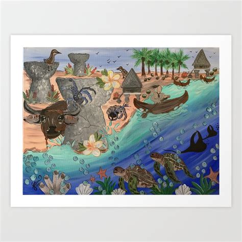 Guam Culture Art Print by fawnadine | Society6