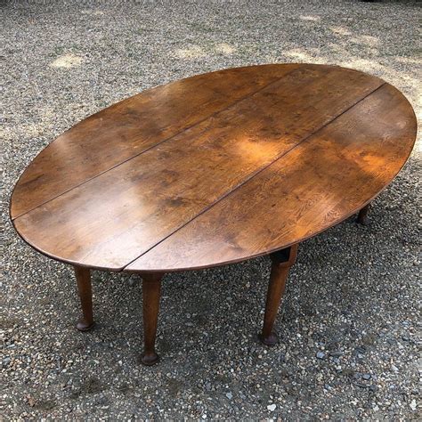 A Large George II Style Oak Wake Dining Table – William Cook