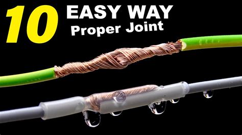 10 EASY WAY proper joint of electric wire cable - YouTube