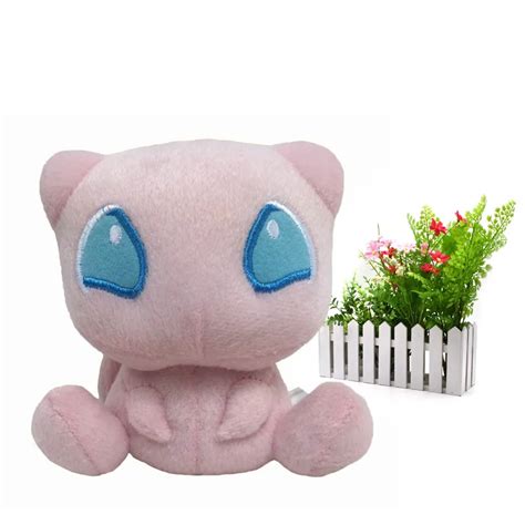 14 cm Anime Mew Stuffed Plush Cartoon Peluche Dolls Christmas Gift Baby ...