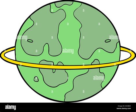 cartoon alien planet Stock Vector Image & Art - Alamy