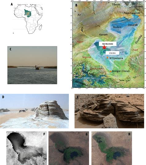 (a) Political map of Africa showing the Lake Chad hydrological basin ...