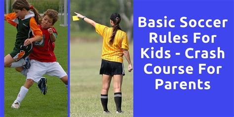 Basic Soccer Rules For Kids – Crash Course For Parents | Soccer drills ...