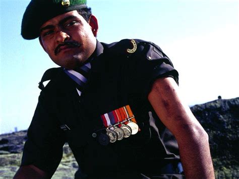 Grenadier Yogendra Singh Yadav, Param Vir Chakra, shows one of the 14 ...