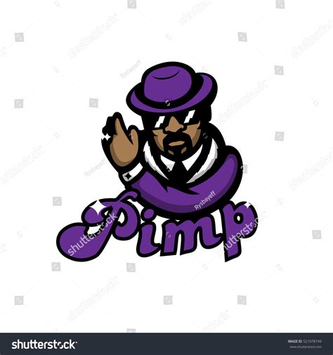 Pimp Hustler Sports Logo Mascot: เวกเตอร์สต็อก (ปลอดค่าลิขสิทธิ์ ...