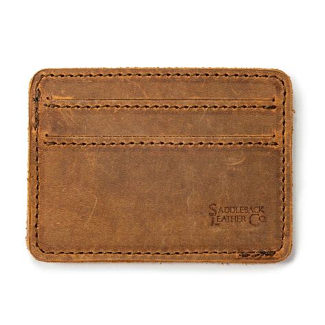 Front Pocket Leather ID Wallet | Leather wallet mens, Saddleback ...