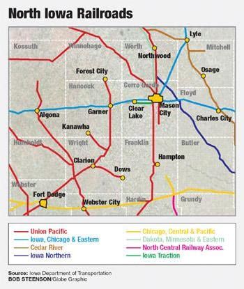 Railroads have long North Iowa history