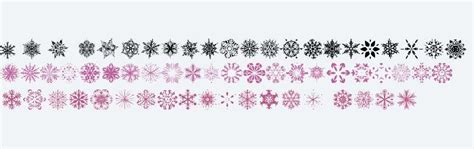 Snowflakes svg Fonts Free Download - OnlineWebFonts.COM