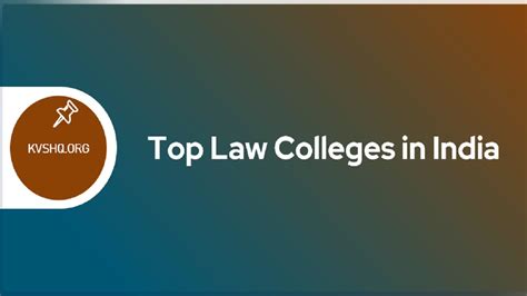 Top Law Colleges in India 2023-24 List of Best Law Colleges