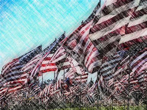 American Flags Free Stock Photo - Public Domain Pictures