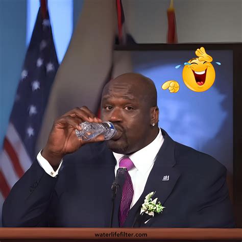 The Iconic Image of Shaq Holding a Water Bottle | by Water Life Filter | Medium