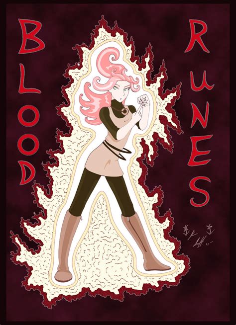 Blood Runes Colored by ElvanJudith on DeviantArt