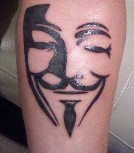 V For Vendetta Mask Tattoo: One Of The Most Powerful Revolutionary Symbols - TattoosWin