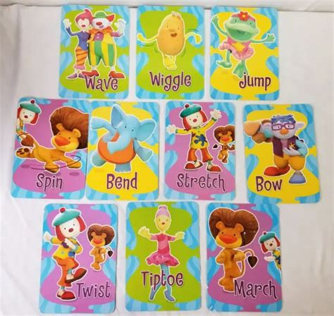 JOJOS CIRCUS EXERCISE Cards Playhouse Disney Characters Vintage Paper Ephemera £17.03 - PicClick UK