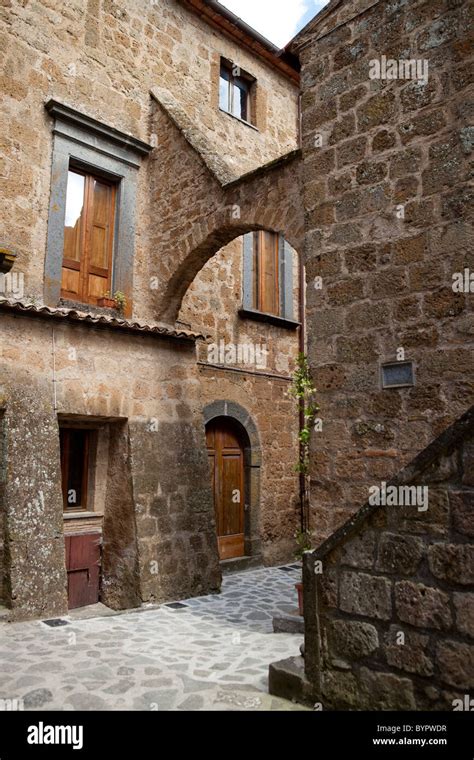 Civita di Bagnoregio, Etruscan town built on top of a hill. Lazio ...