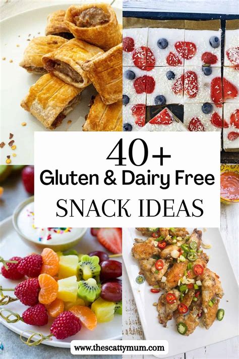 40 + Gluten Free & Dairy Free Snacks - The Scatty Mum