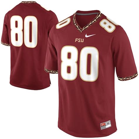 Nike Florida State Seminoles (FSU) #80 Game Football Jersey - Garnet | Official Florida State ...