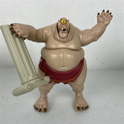 Disney Hercules Cyclops Swings Attack Pillar Mattel Toy Action Figure ...