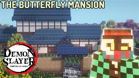 So I made The Butterfly Mansion From Demon Slayer || 【 Minecraft Cocricot and MiniaTuria mod 🦋🌺 ...