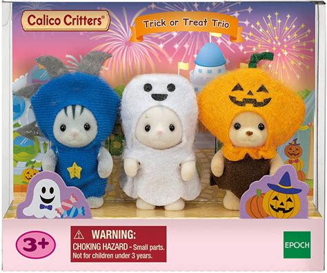 Calico Critters Halloween Trick or Treat Trio - YouLoveIt.com