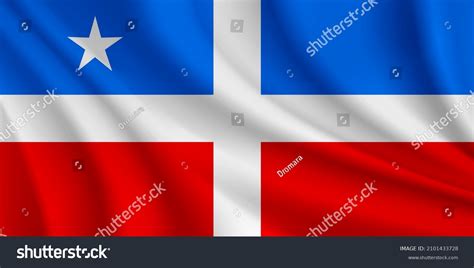 Flag Lares Puerto Rico Realistic Waving Stock Vector (Royalty Free ...