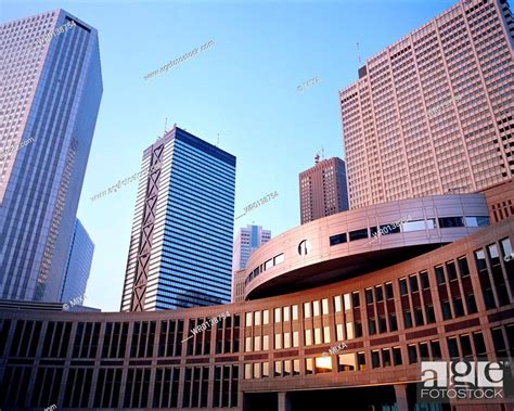 High Buildings in Shinjuku, Tokyo, Japan, Stock Photo, Picture And ...