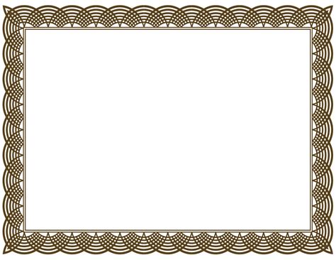 Free Vector Certificate Border Clip Art Layout Vectorealy | Certificate border, Awards ...