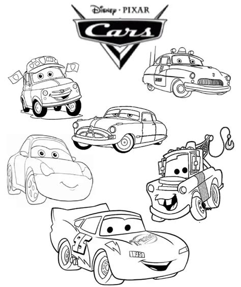 Cars Coloring Pages Lightning