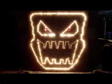 How to build Light O Rama singing faces with pegboard. - YouTube ...